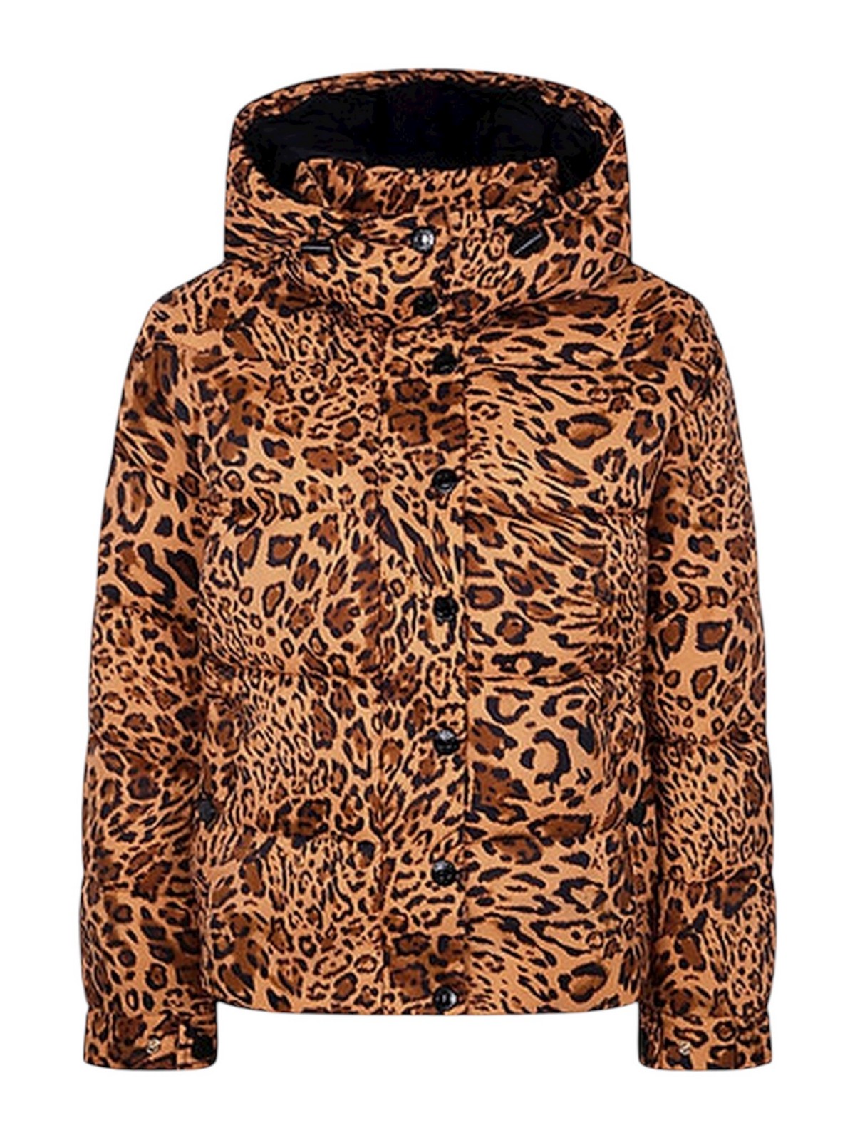 TWINSET Piumino Donna QUILTED WILD PRINTED 252TP2450 12737 ST.ANIMALIER COFFEE/LAND