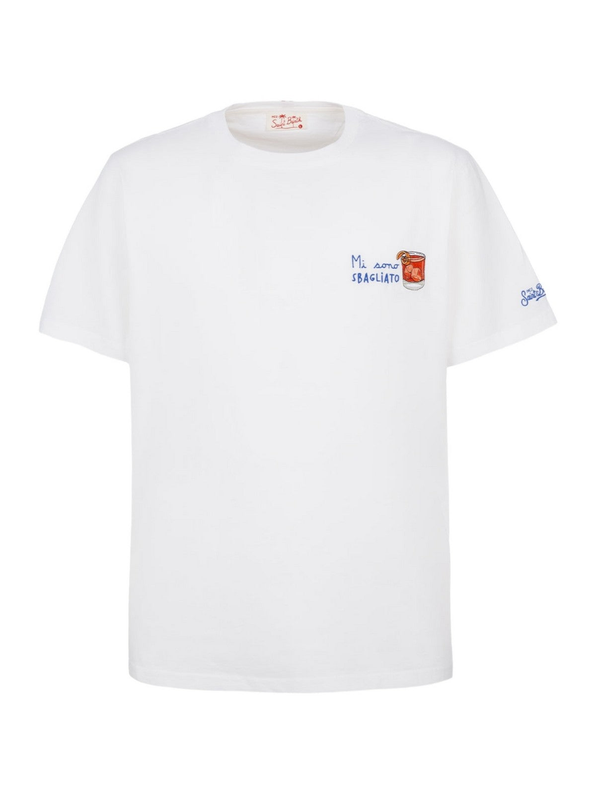 T-shirt MC2 Saint Barth et Pole Man Portofino 04135f White