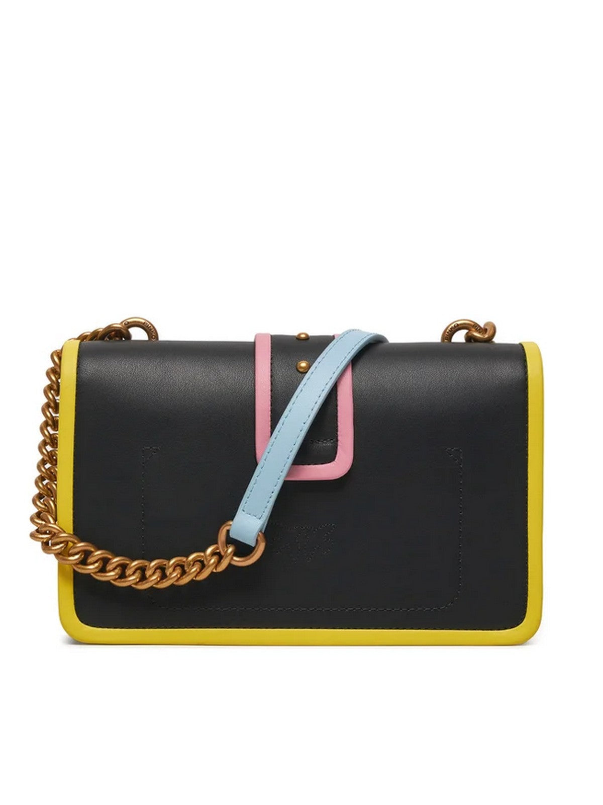 PINKO Borsa Donna Love one mini 100059-A1K1 Z99Q Nero gioboutiqueweb