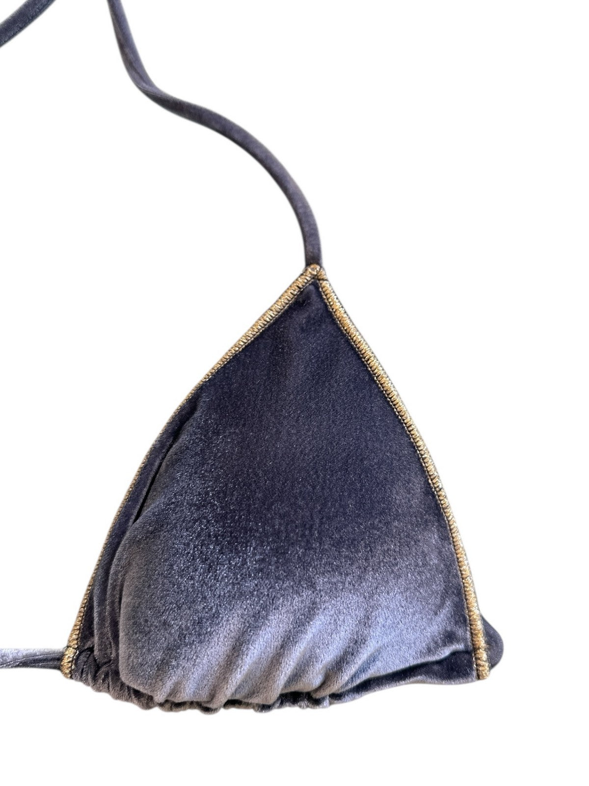 MC2 SAINT BARTH Costume da bagno Donna LEAH OVERLOCK 06092H VELVET 16H GOLD gioboutiqueweb