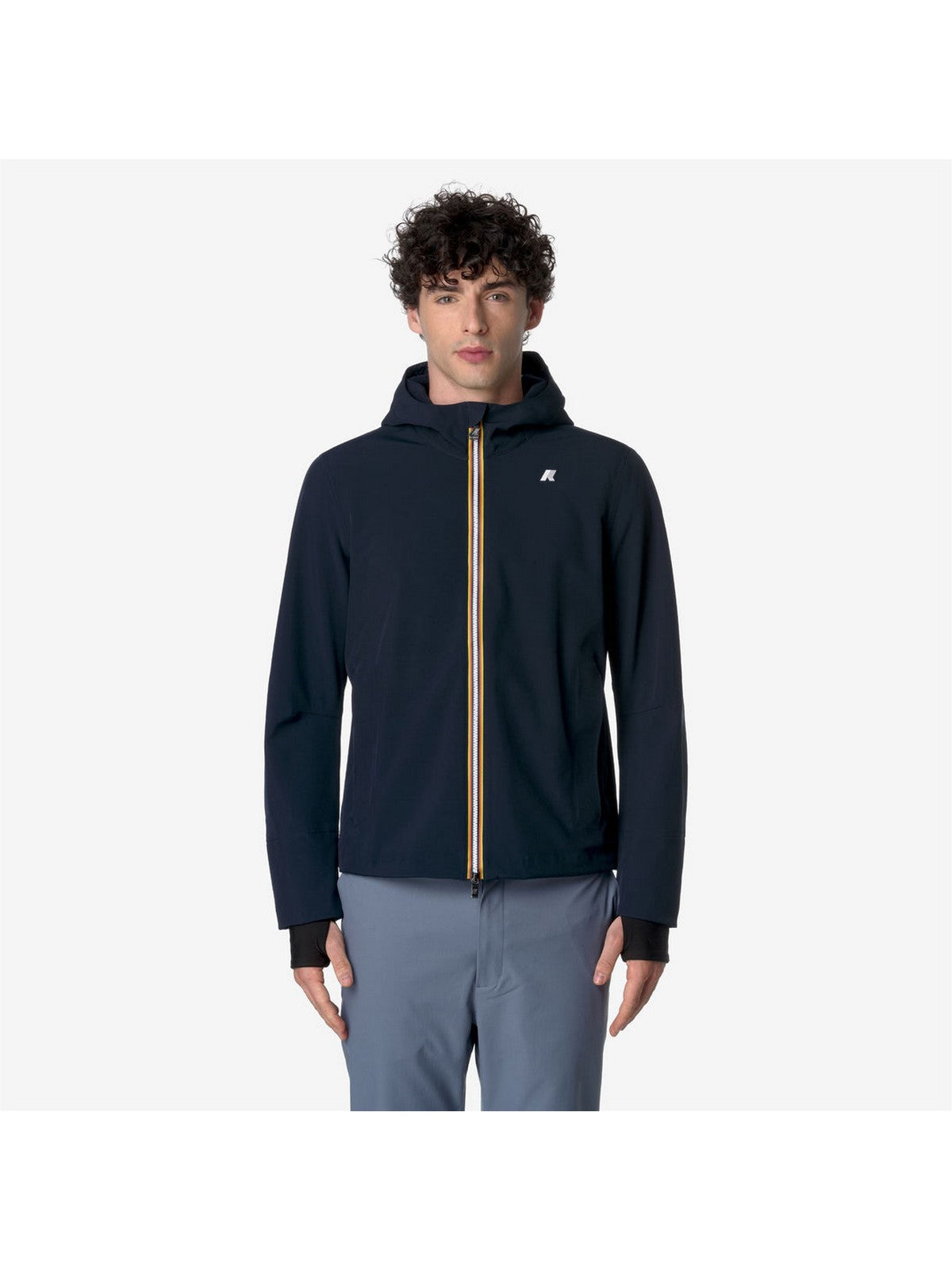 K-WAY Giubbino Uomo Jacko bonded K6131BW A2B Blu gioboutiqueweb
