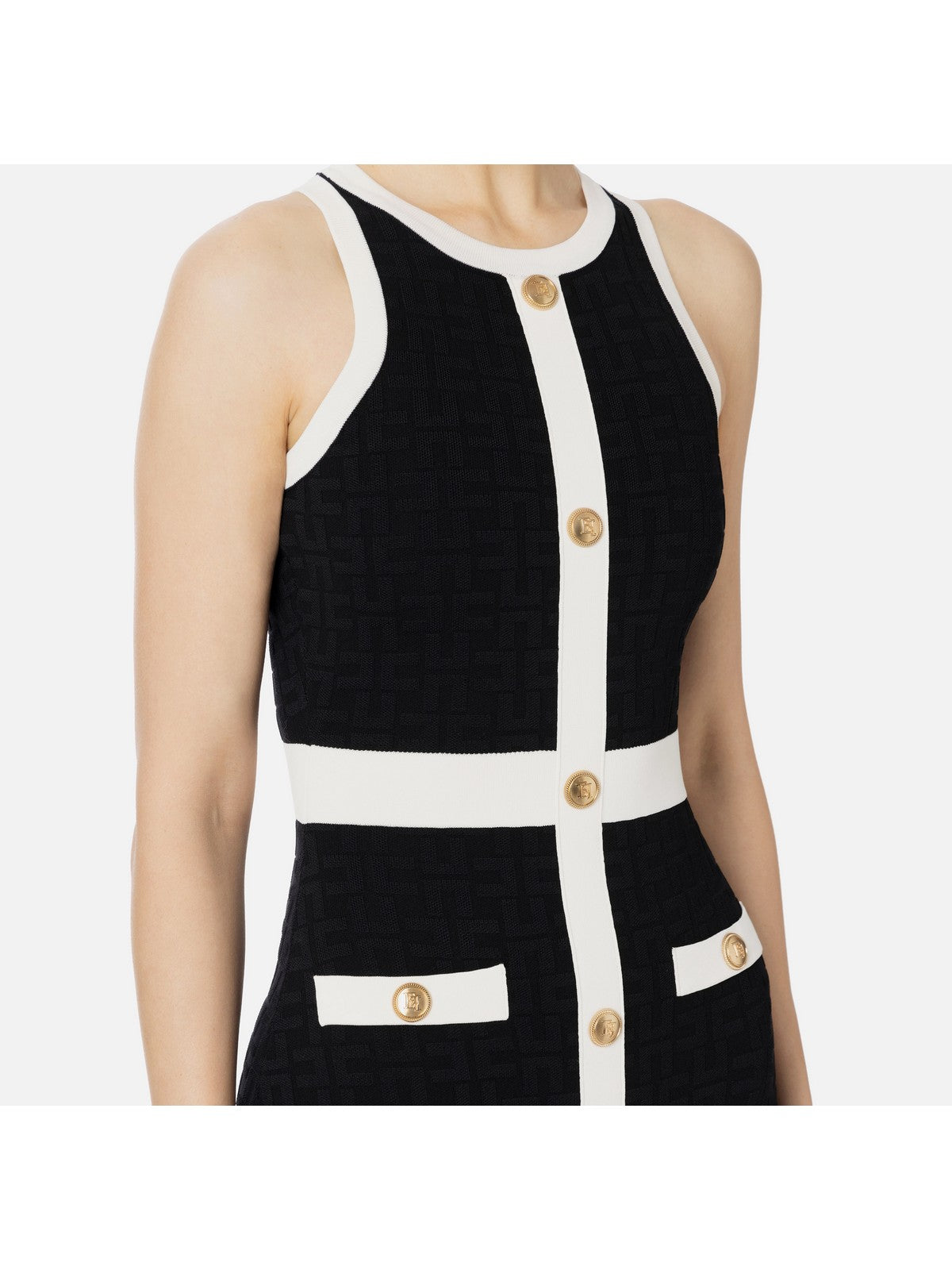 ELISABETTA FRANCHI Frau Kleid Am80B42E2 110 Schwarz