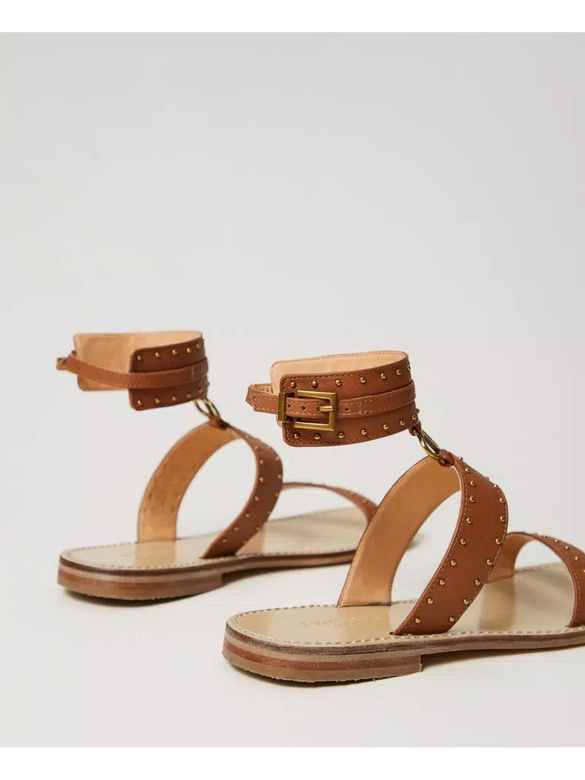 Twinset Sandalo Donna 241TCT050 00057 Brown