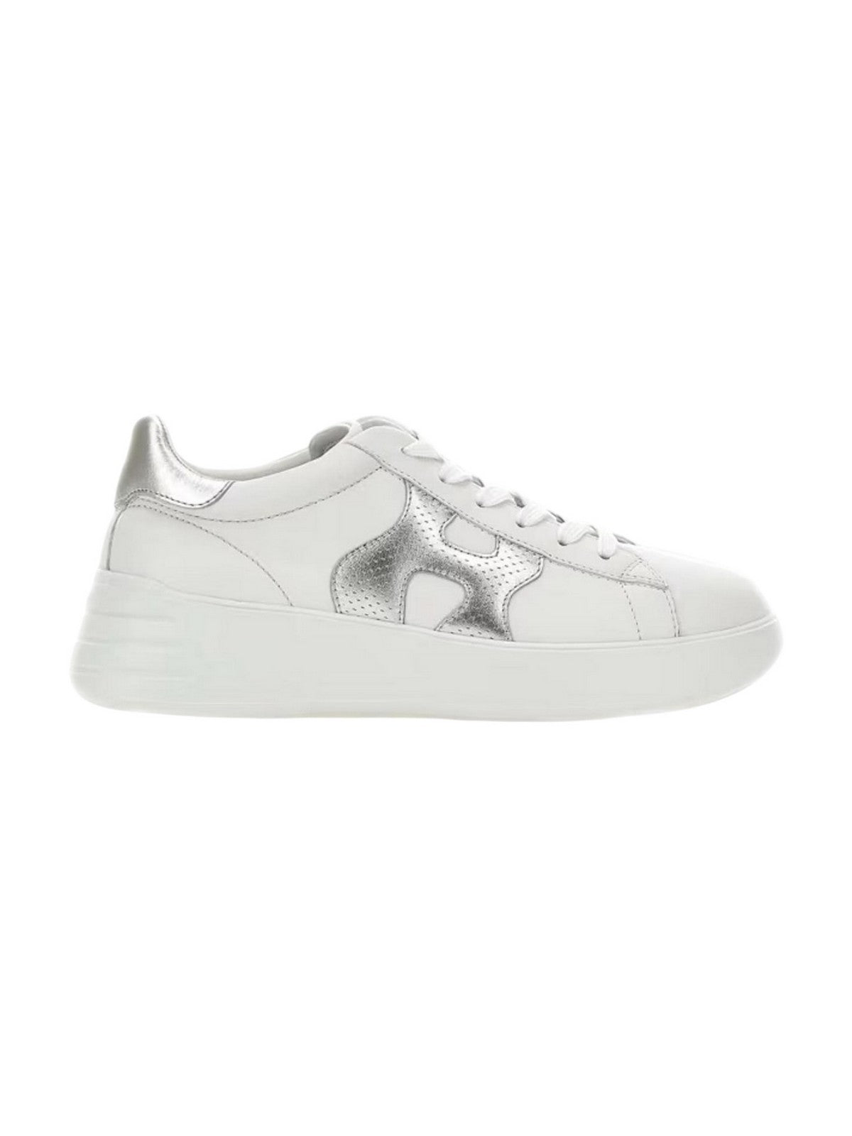 HOGAN Sneaker Donna HXW5620DN6PNCS0351 B001(BIANCO)+B200(ARGENTO)
