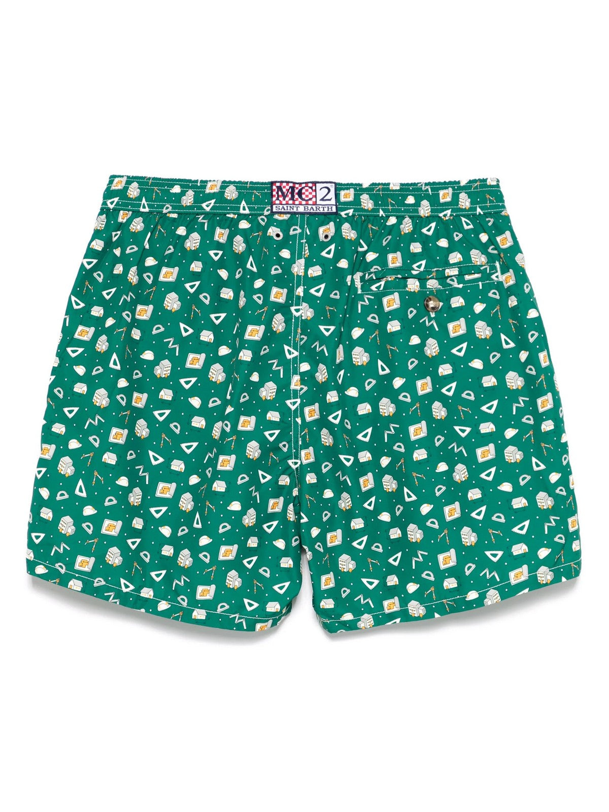 MC2 SAINT BARTH Costume da bagno Uomo LIGHTING MICRO FANTASY 05518H Verde gioboutiqueweb