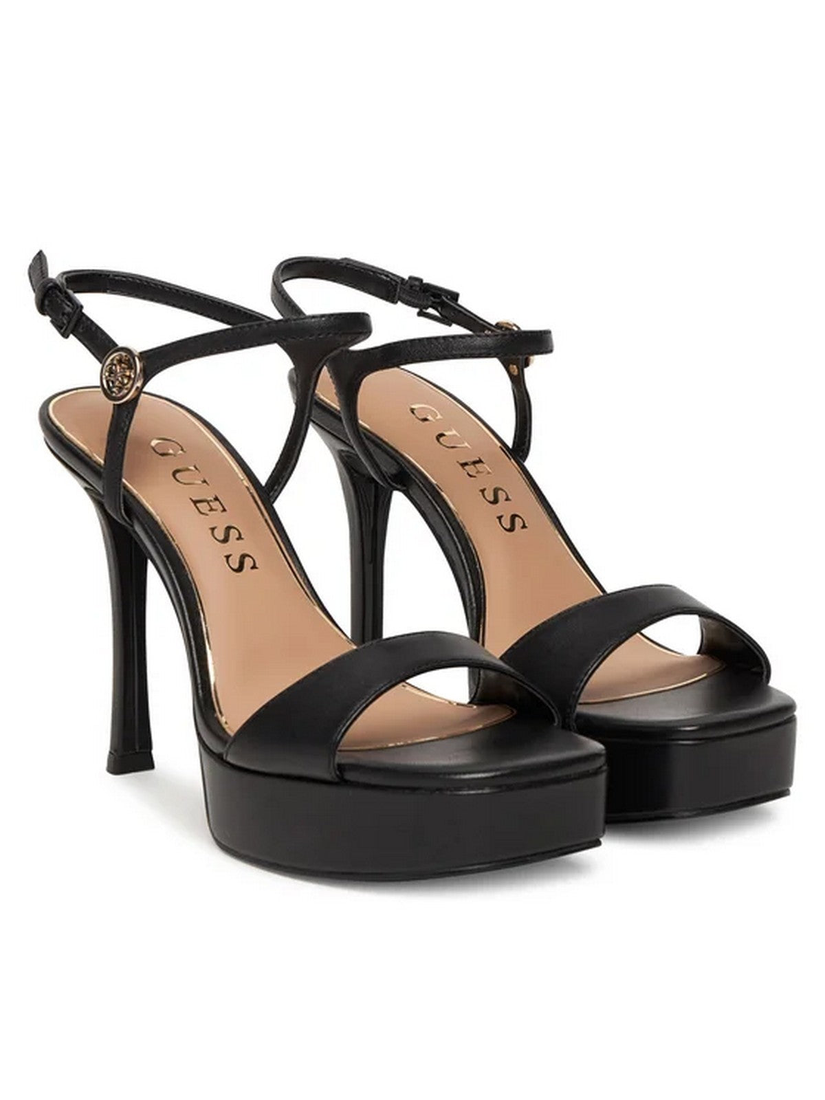 GUESS Sandalo Donna HENDORA FLPHEN LEA03 BLACK BLACK