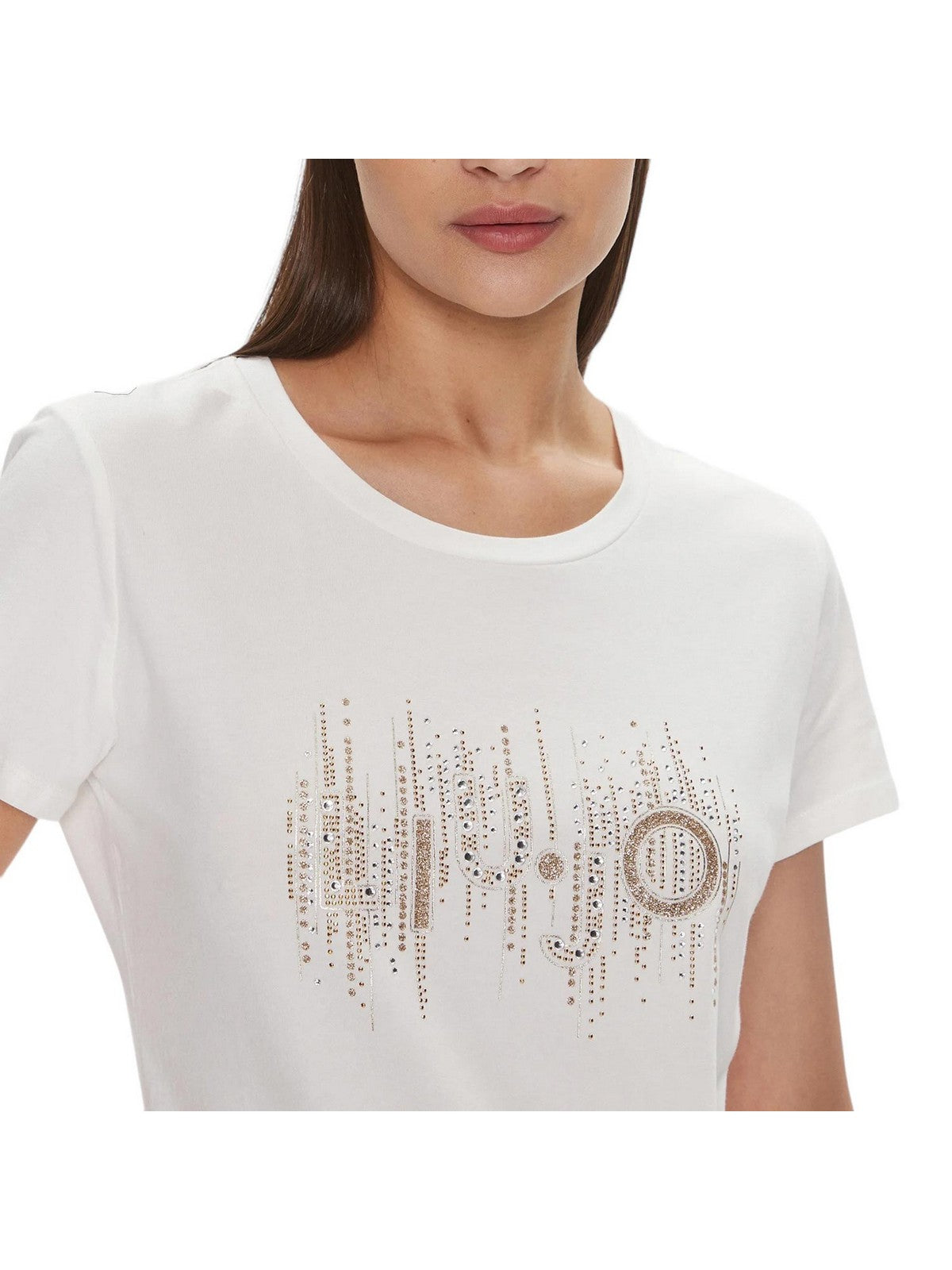 T-shirt Liu Jo Sport et femme Pole TA4246JS003 10604 Ivory