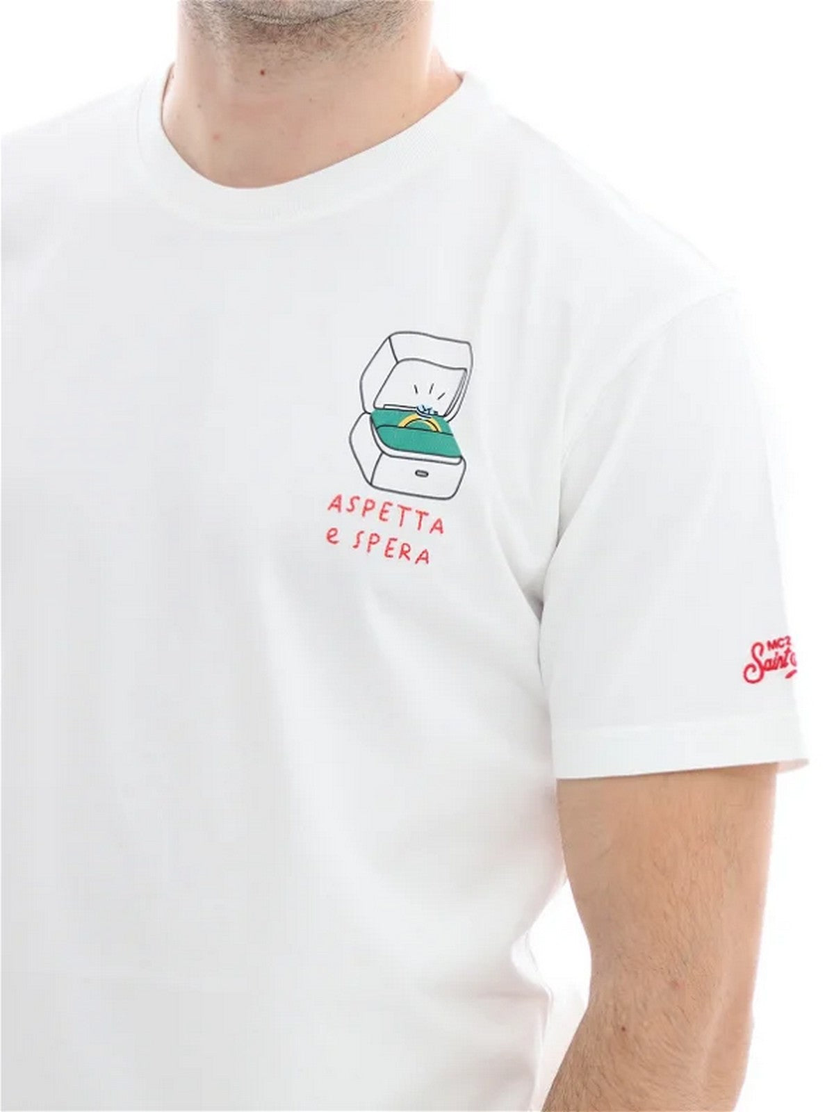MC2 SAINT BARTH T-Shirt e Polo Uomo TSHIRT MAN 00783F Bianco gioboutiqueweb