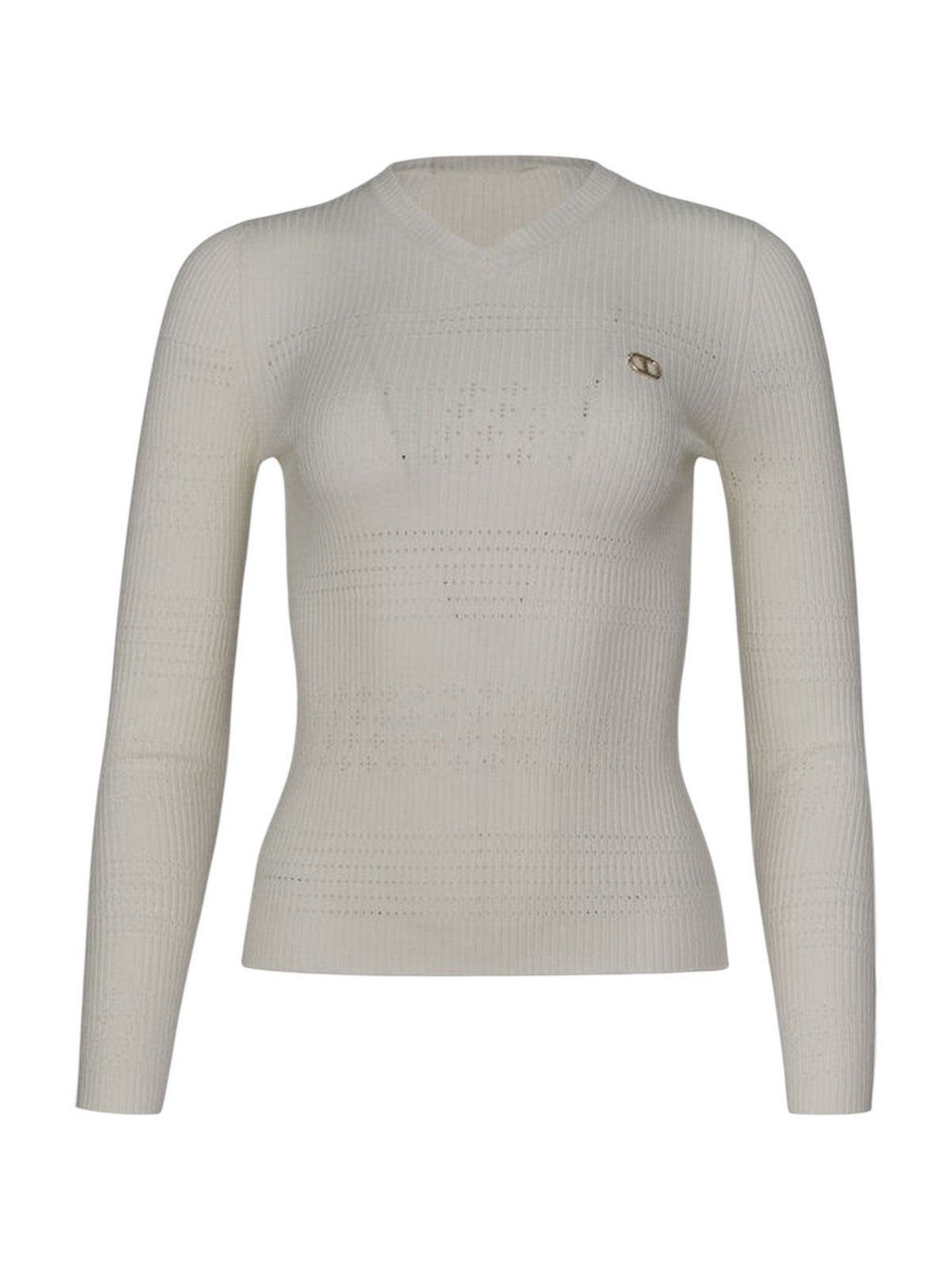 TWINSET Maglione Donna VISCOSE STRETCH TWINSET POINTELLE 252TP3241 00282 NEVE