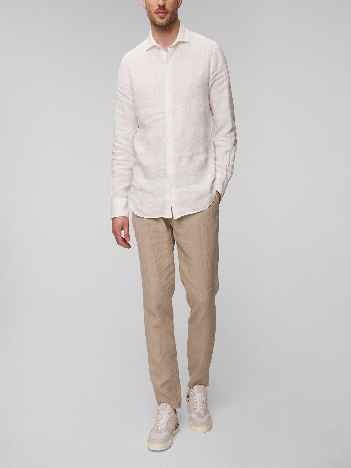 Mc2 Saint Barth Men's Shirt Pamplona 01520f White