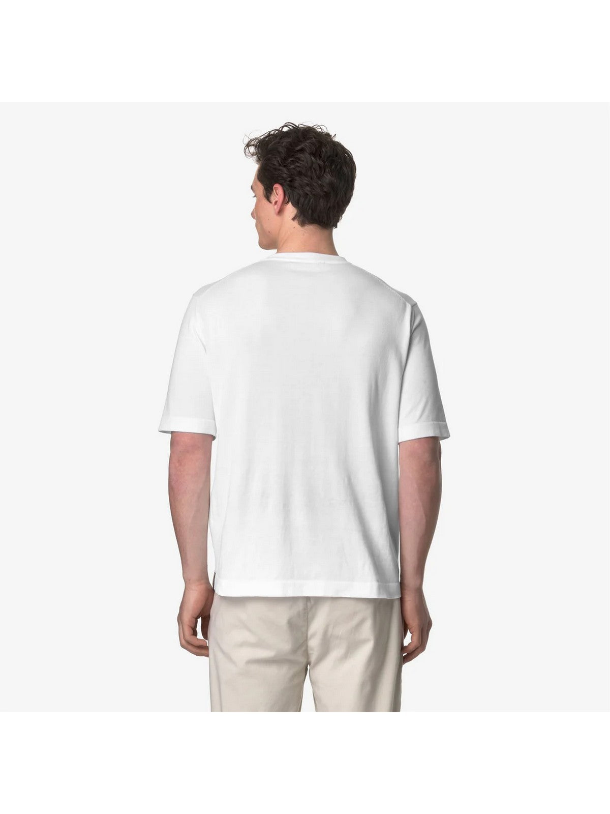 K-WAY Maglia Uomo Combe K4126SW 001 Bianco gioboutiqueweb
