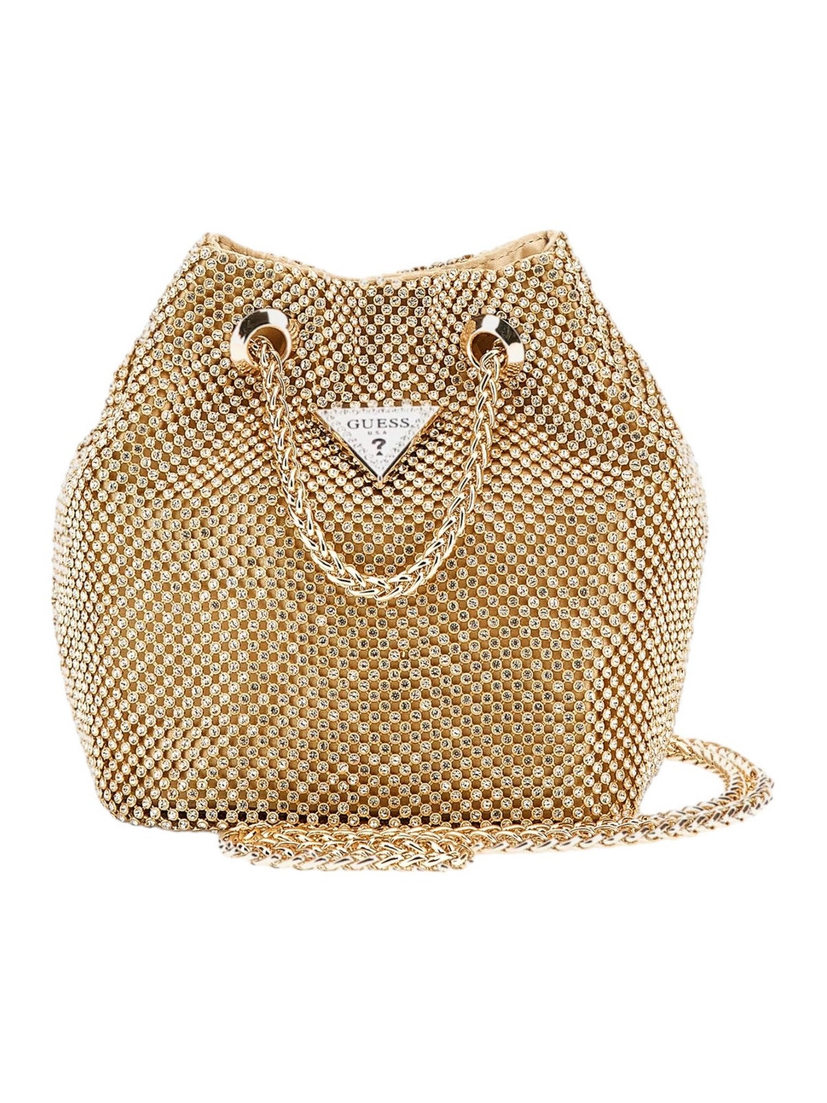 Guess Woman Bag Lua Pouch Hwrg92 05750 Gold Gol