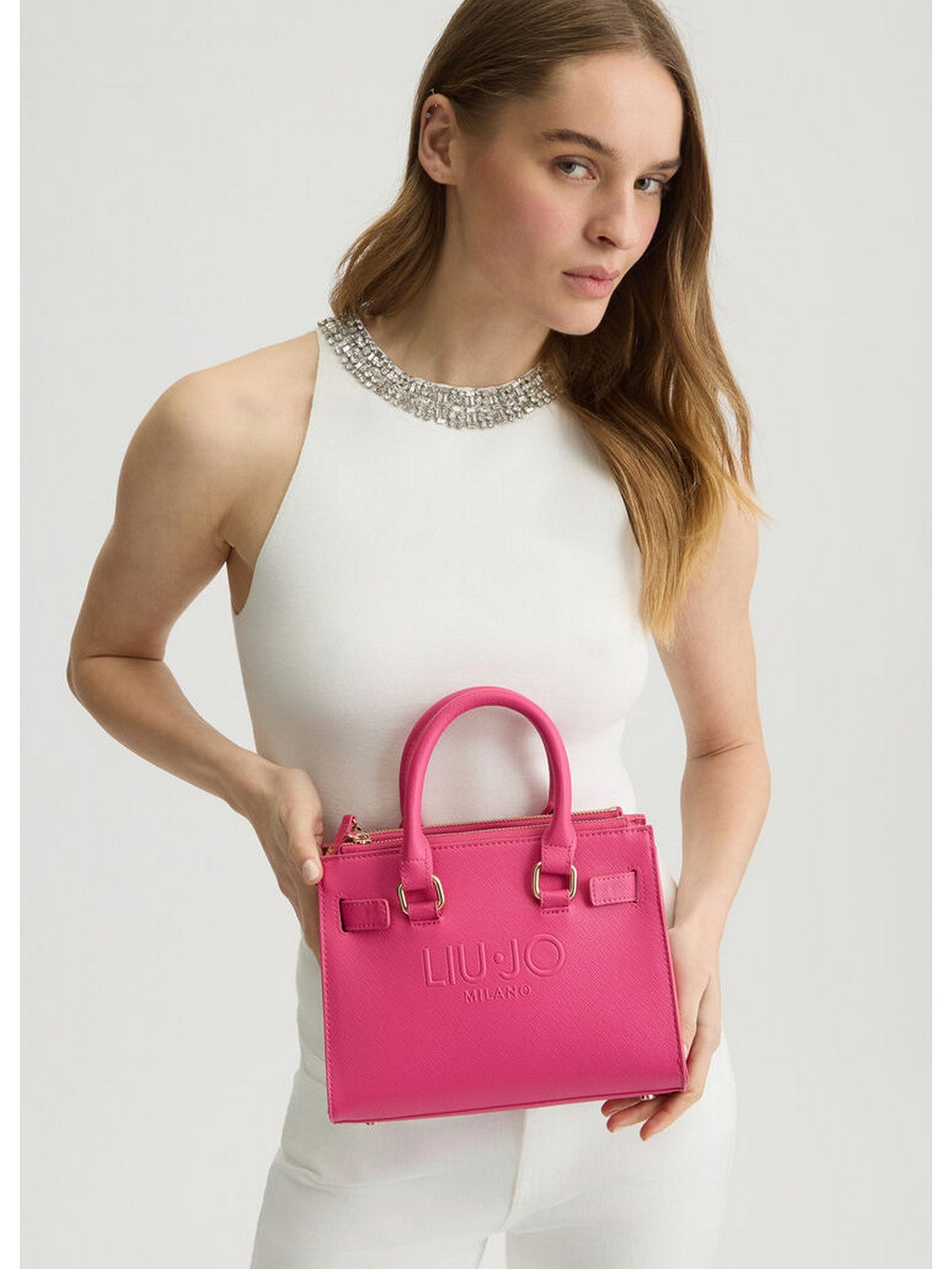 LIU JO ACCESSORIES Borsa Donna AA5150E0087 82333 Dark pink gioboutiqueweb