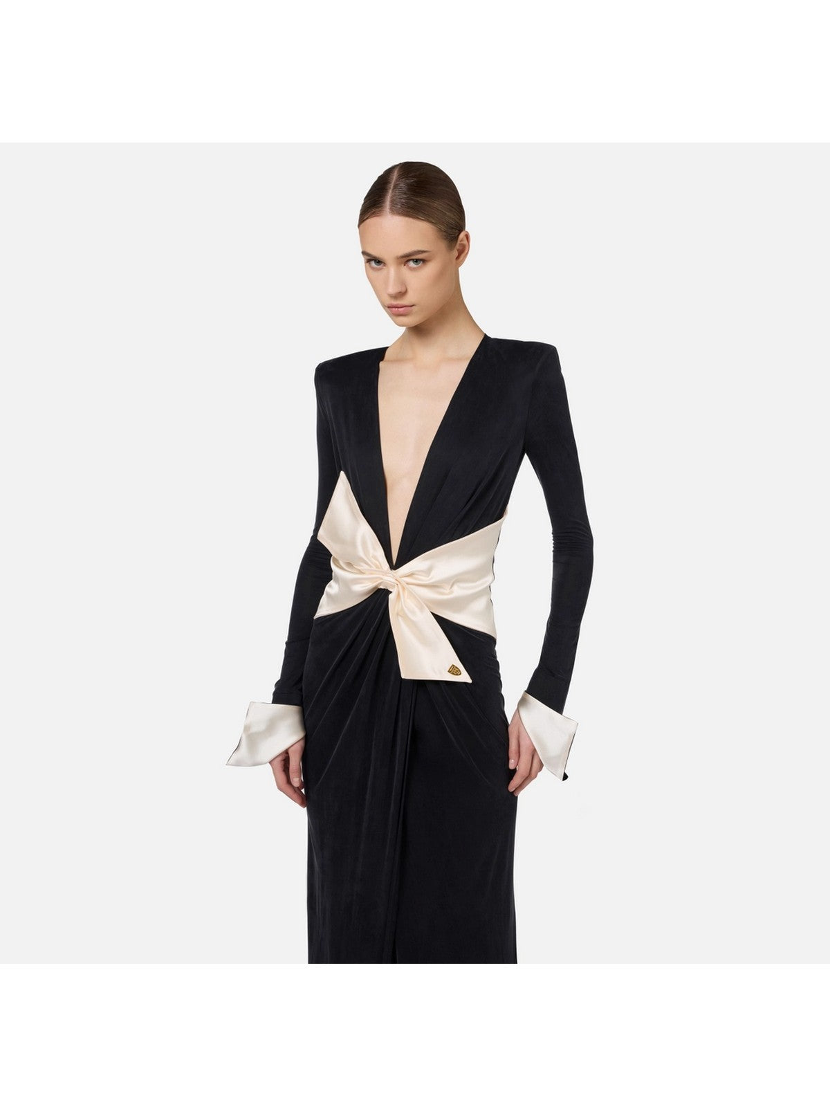 ELISABETTA FRANCHI Abito Donna AB64446E2 685 Nero gioboutiqueweb