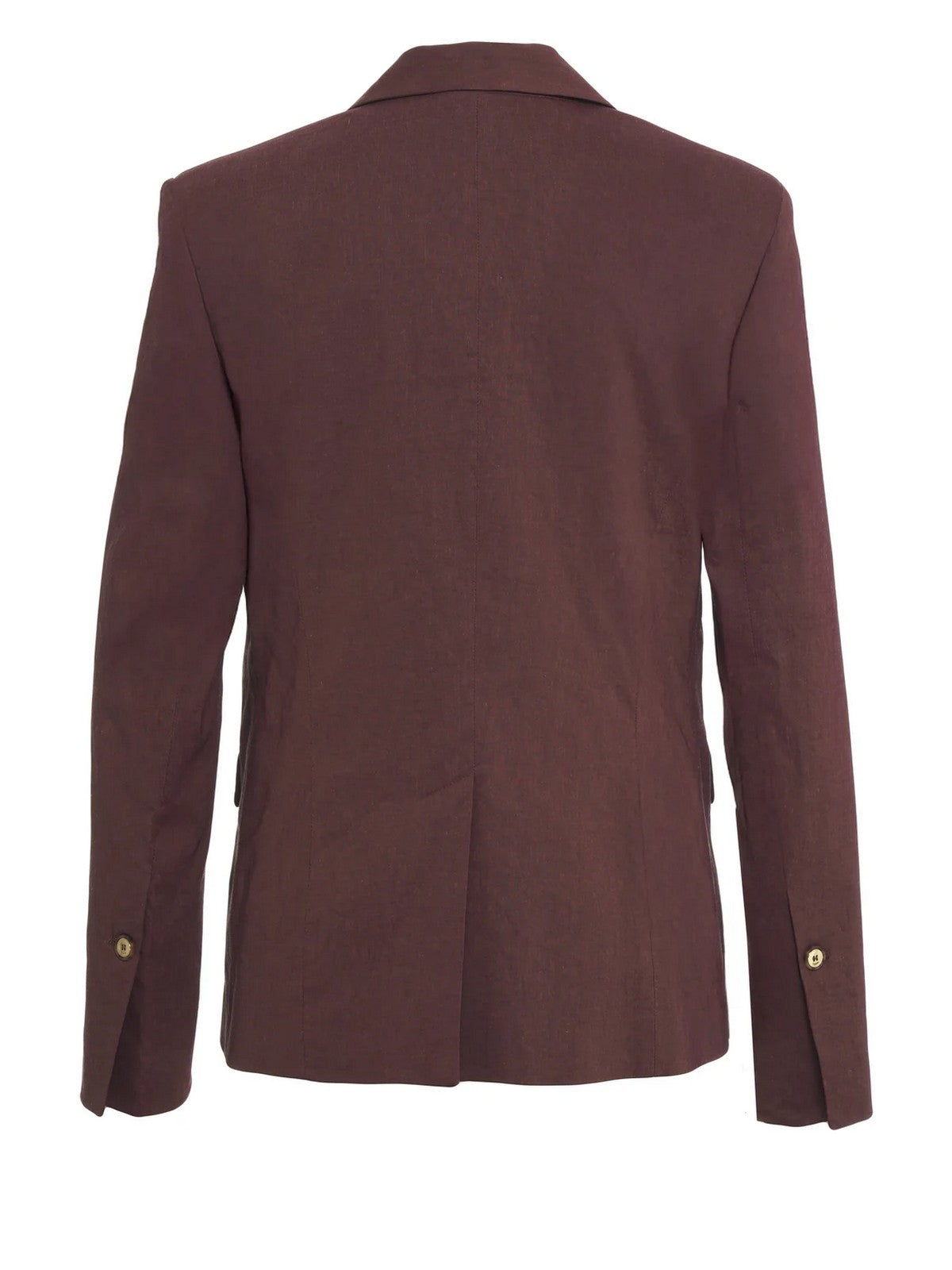 PINKO Giacca Donna FREDA GIACCA LINO STRETCH 106597-A34I L78 MARRONE TERRA X PIANTE