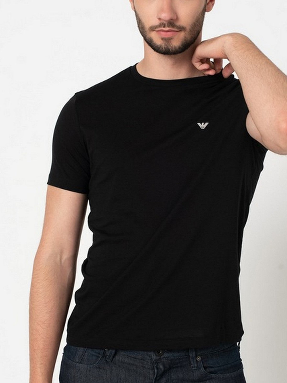 EMPORIO ARMANI T-Shirt e Polo Uomo 8N1D61 1JNQZ 0999 Nero