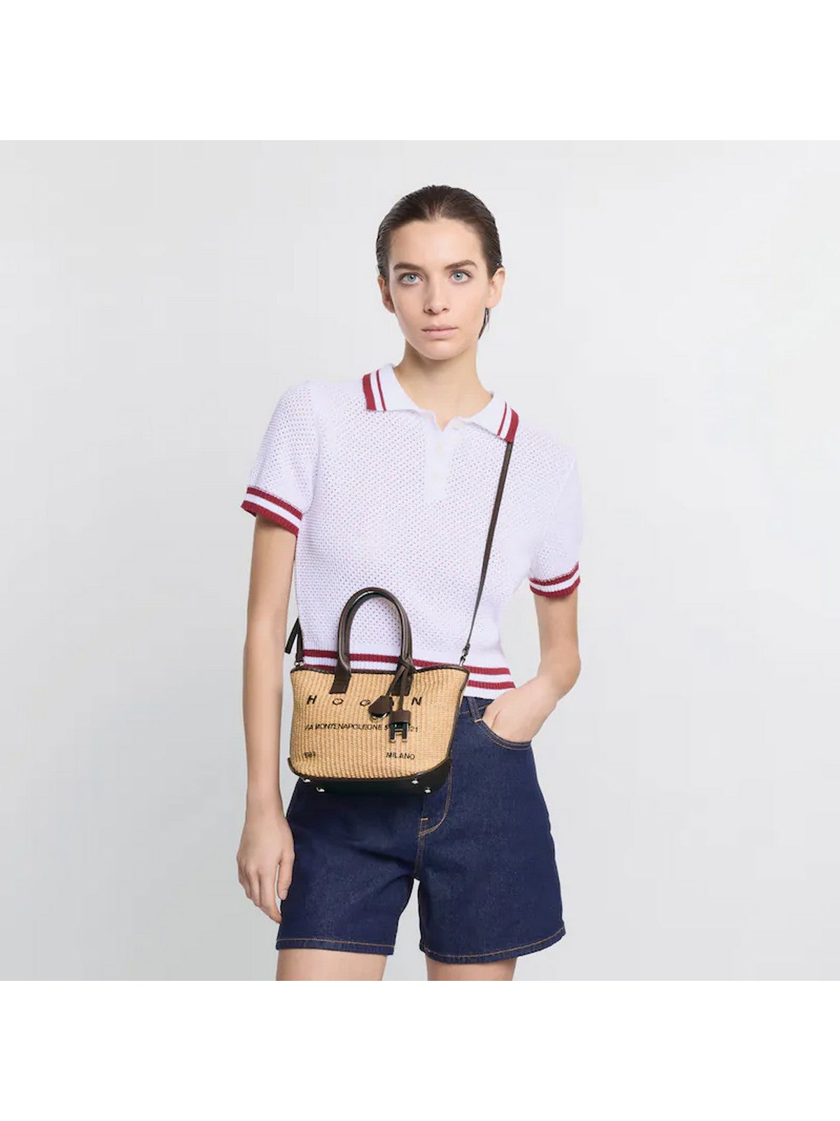 HOGAN Borsa Donna KBW01TA5100UYI7E06 C013(CREMA CHIARO)+S610(COCONUT)