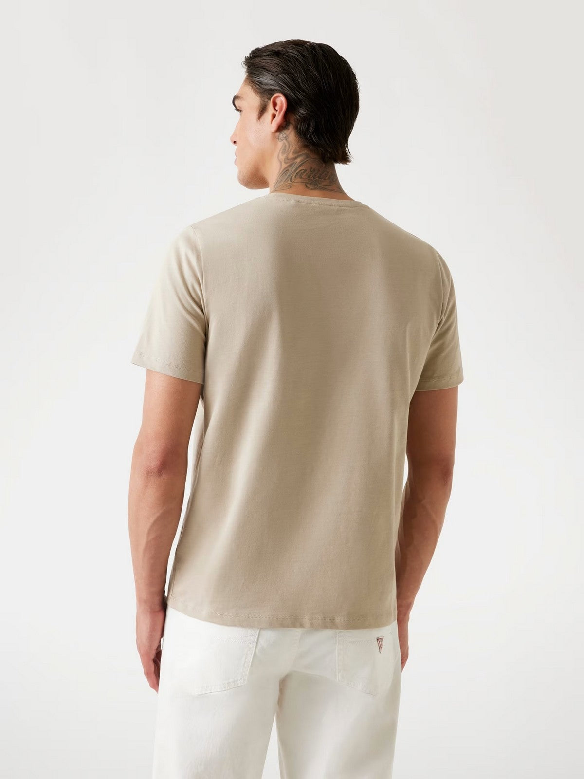 GUESS T-shirt Uomo SS CN PATCH TEE M4YI0A KCCM1 G1CA PASADENA STONE