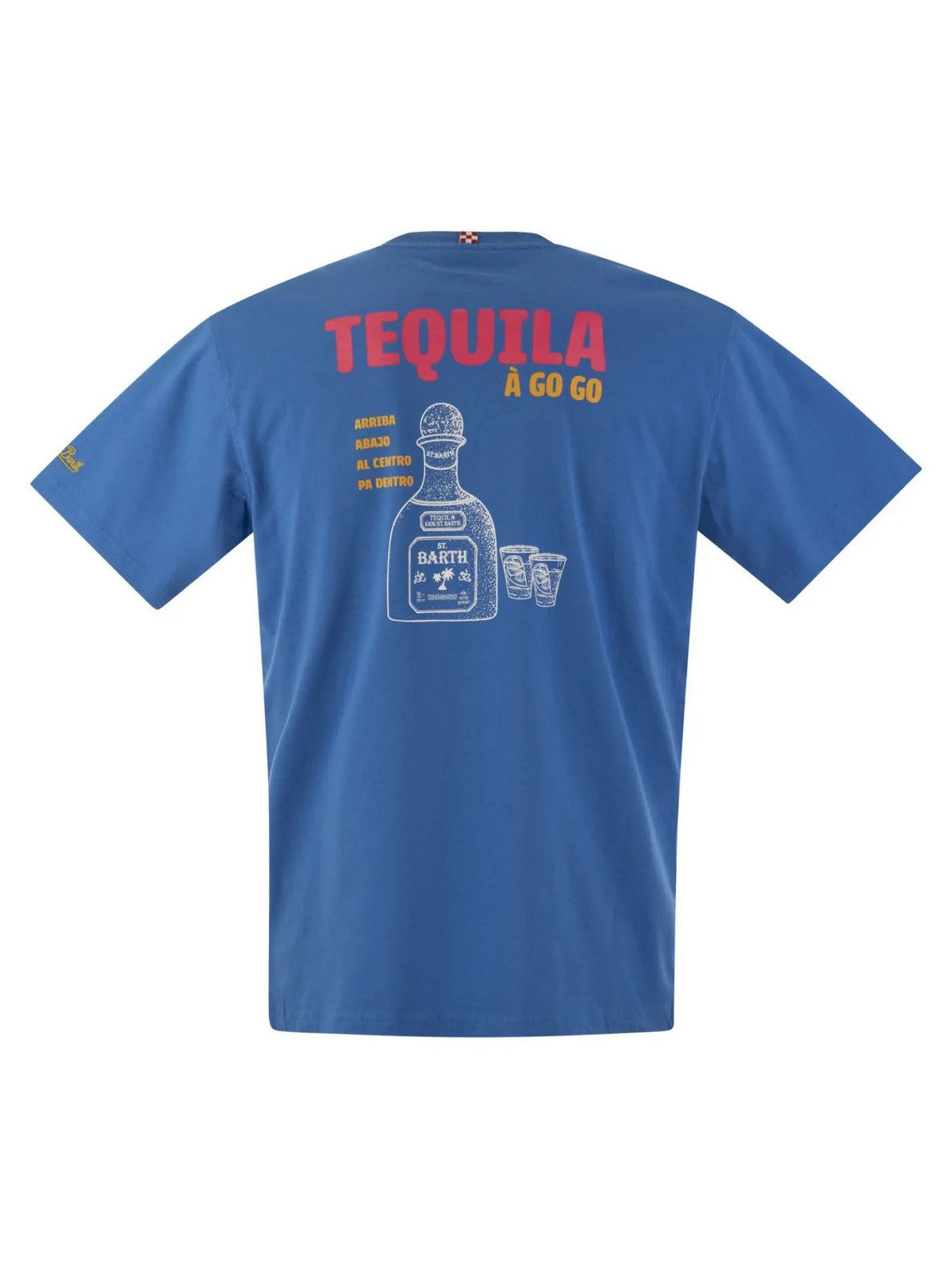 Mc2 Saint Barth T-shirt and Tshirt Man 00740f blue pole