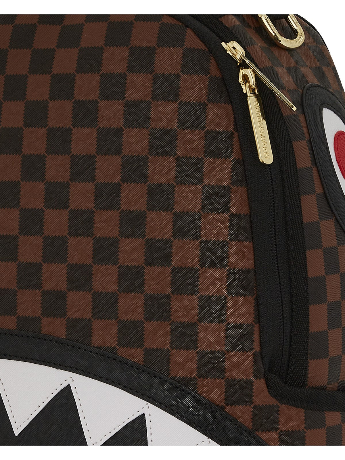 SPRAYGROUND Zaino Uomo SAWTOOTH SHARKS IN PARIS DLXSV BACKPACK 910B7200NSZ MARRONE gioboutiqueweb