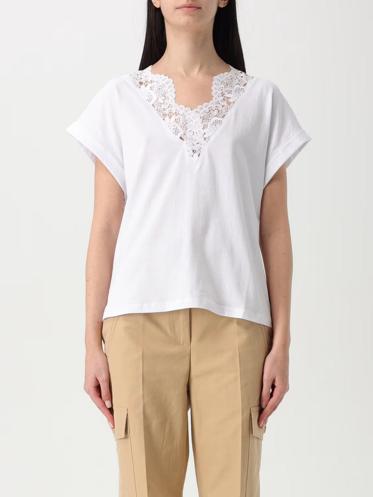TWINSET T-shirt Donna 251TP2292 00001 Bianco gioboutiqueweb