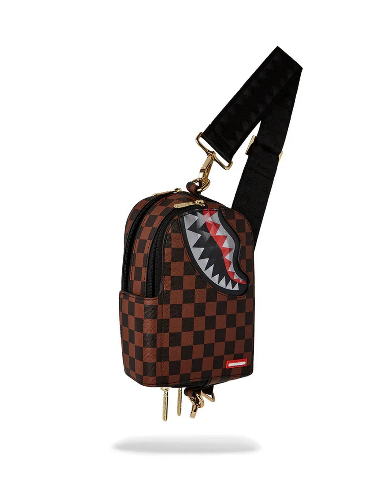 SPRAYGROUND Tracolla Uomo SIP LENTICULAR CHOMP BACKPACK SLING 910B6521NSZ Marrone gioboutiqueweb