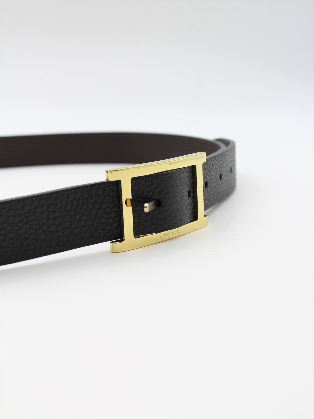 ORCIANI Cintura Uomo MICRON DOUBLE U08238B N+E Nero gioboutiqueweb
