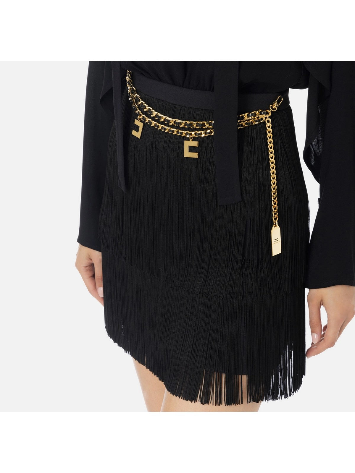 ELISABETTA FRANCHI Abito Donna AB65446E2 110 Nero gioboutiqueweb