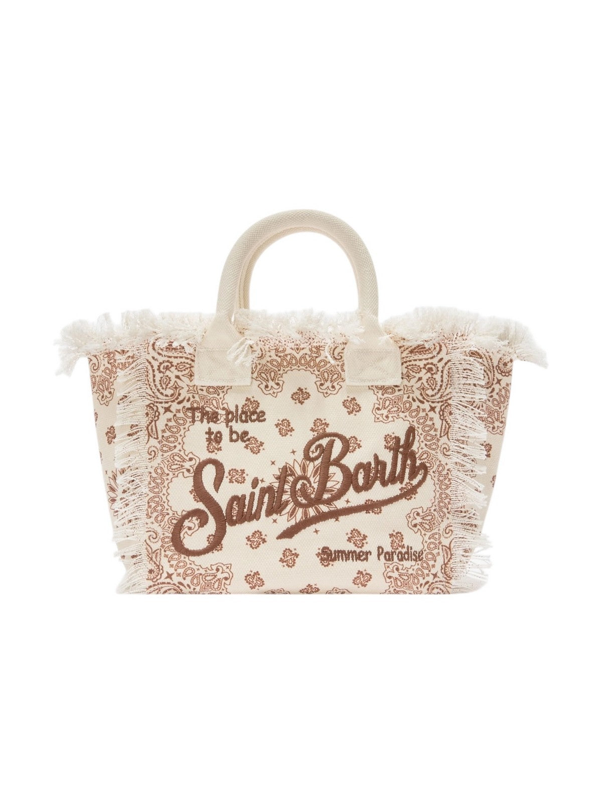 MC2 SAINT BARTH Borsa Donna COLETTE 02565L BANDANNA ROUND 10 EMB