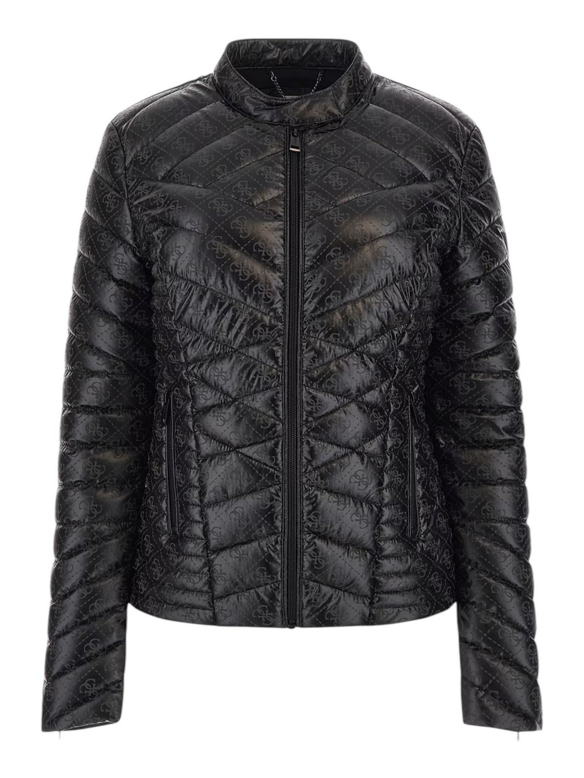 Guess Jacket Woman Vona Logo Jacket W4rl02 WFWM0 JTMU BLACK