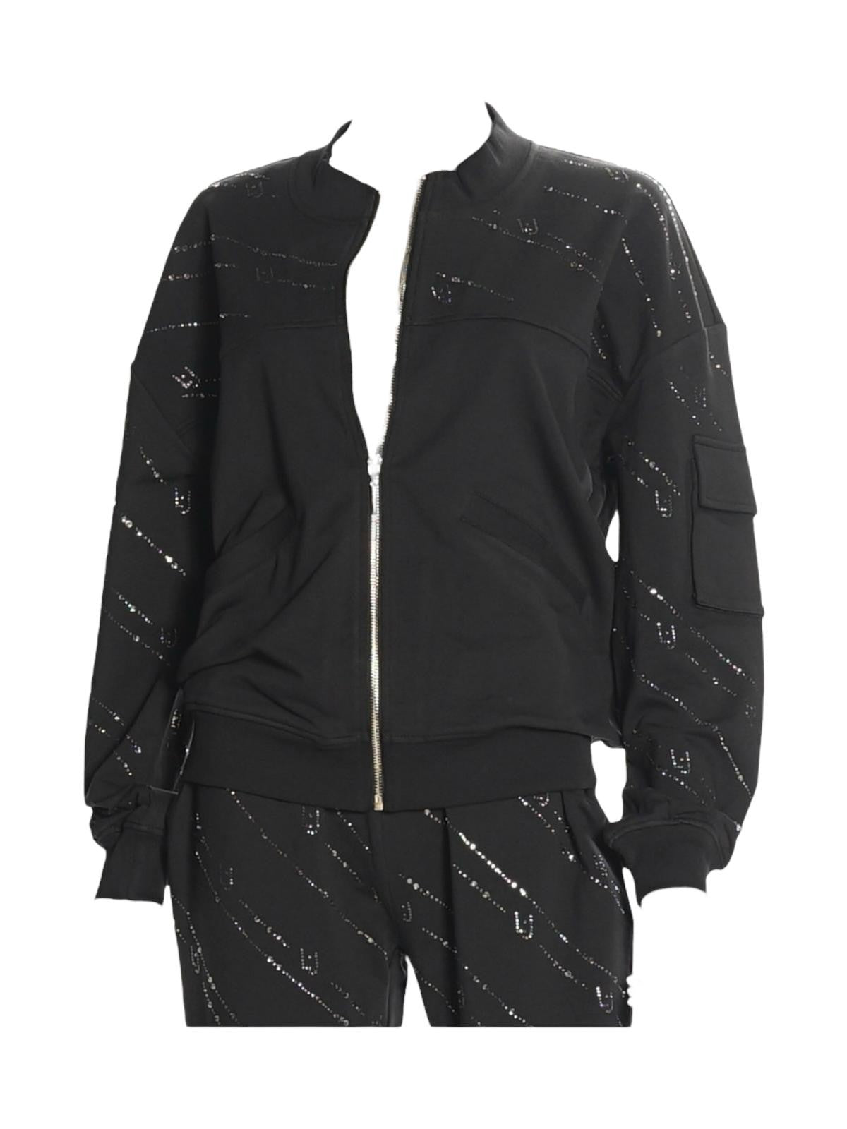 LIU JO SPORT Felpa Donna TA4169FS090 B3280 Nero gioboutiqueweb