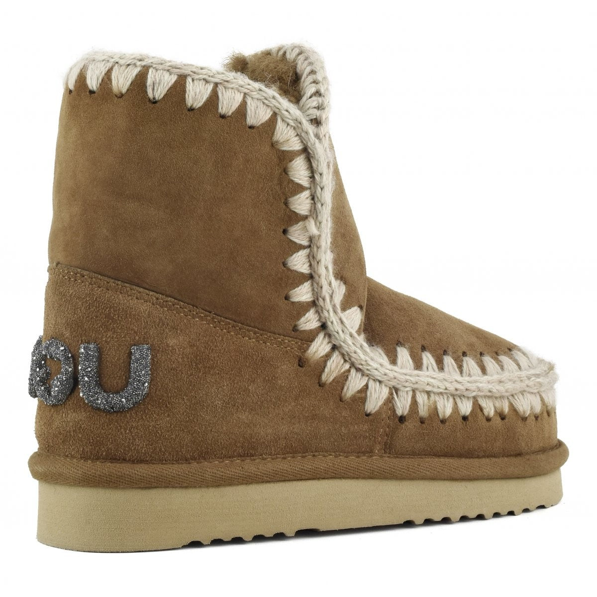 MOU Stivali e Stivaletti Donna ESKIMO 18 GLITTER LOGO MU.FW101050A COG COGNAC