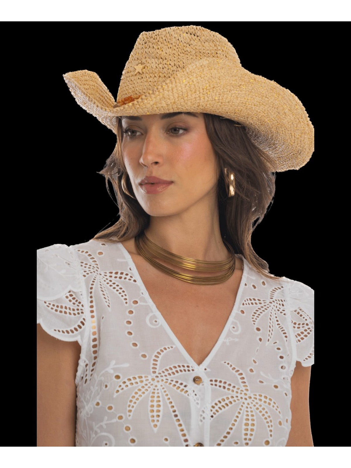 PIN-UP STARS Cappello Donna PG500XCW 002 NATURALE