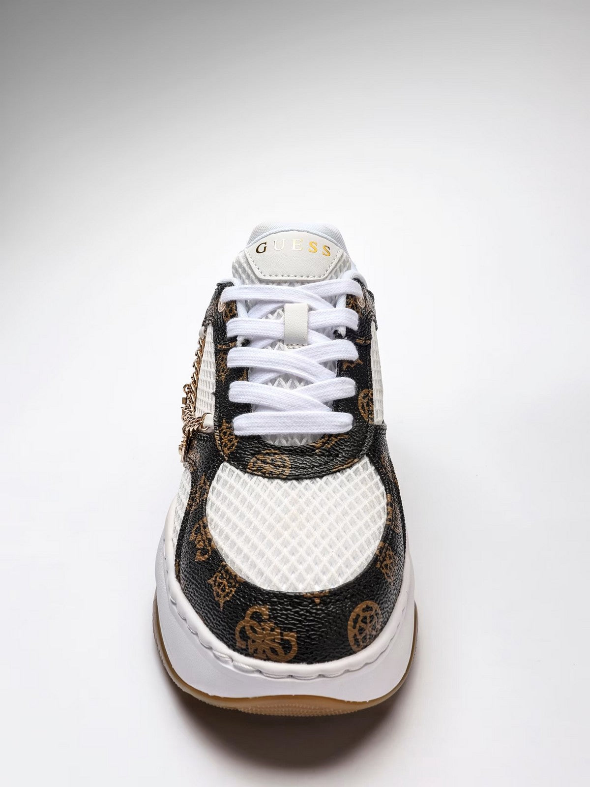 GUESS Sneaker Donna HARPAA FLPHAR FAL12 WHIBR WHITE BROWN