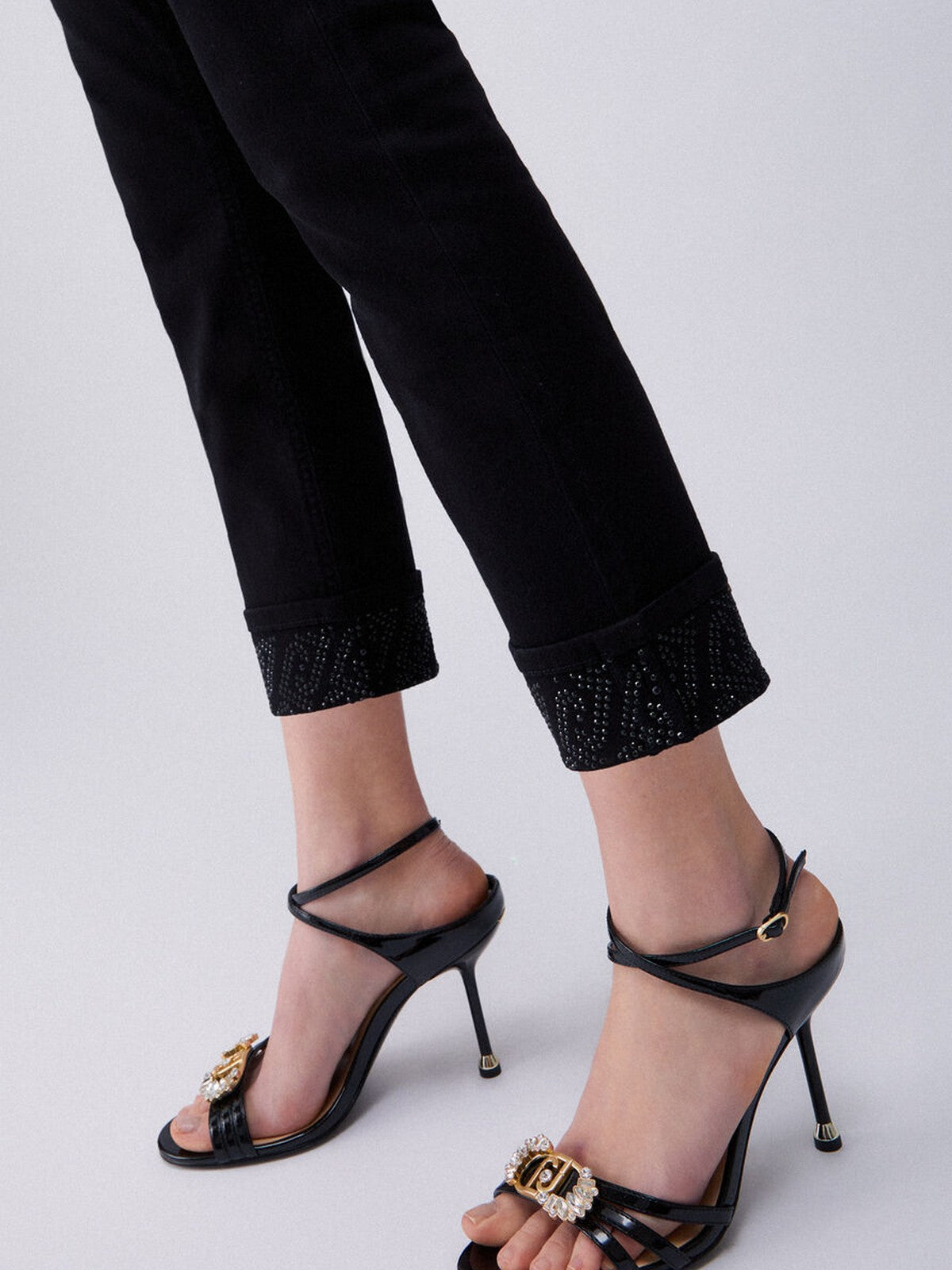 LIU JO BLUE DENIM Pantalone Donna UA6006T2594 22222 Nero