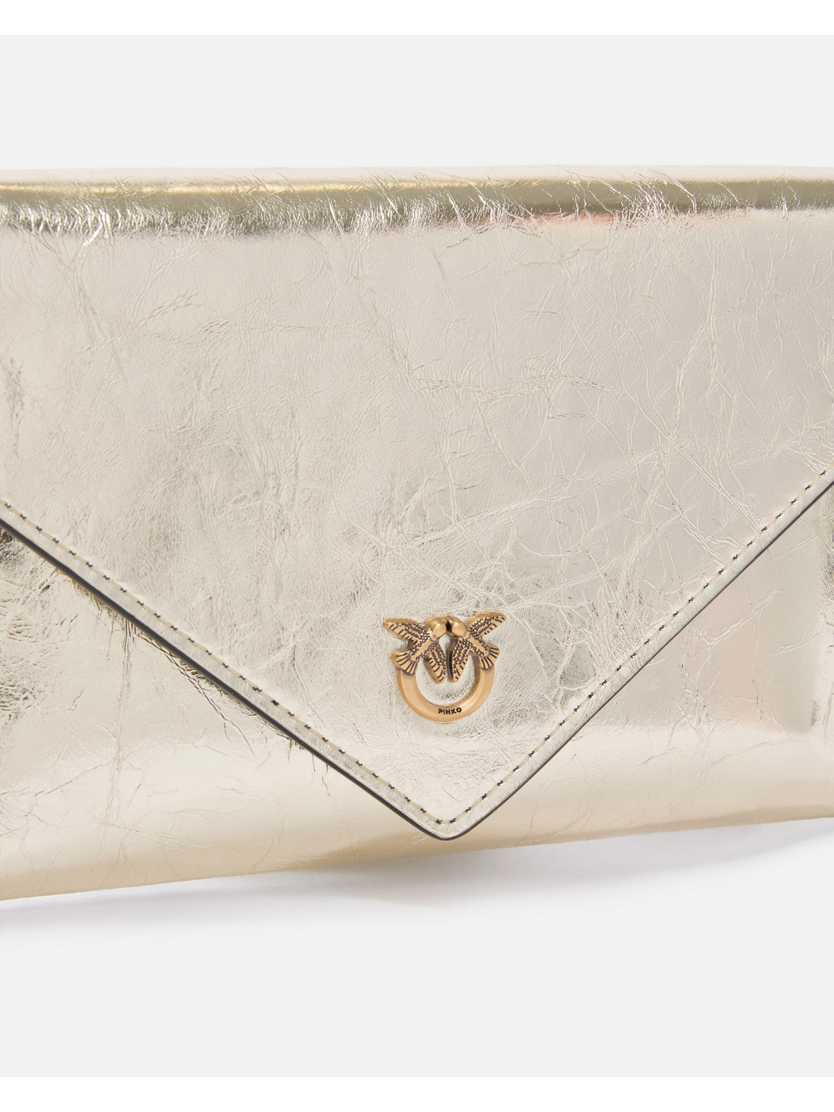 PINKO Portafoglio Donna FLAT PURSE MINI 105347-A2O9 ZZLV ORO-MATT GOLD