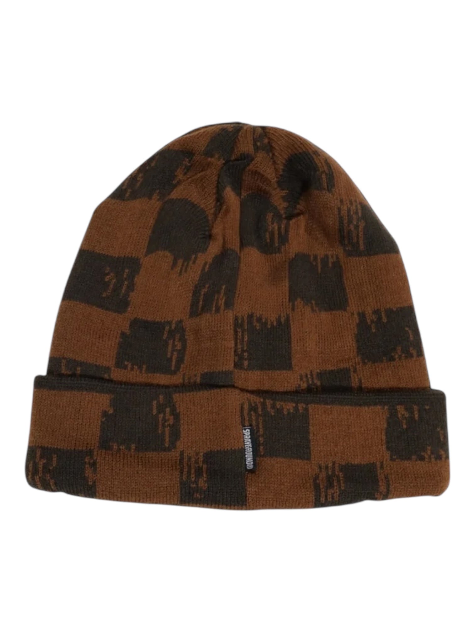 SPRAYGROUND Cappello Uomo SIP VANQUISH BEANIE SP15010BROWN BROWN