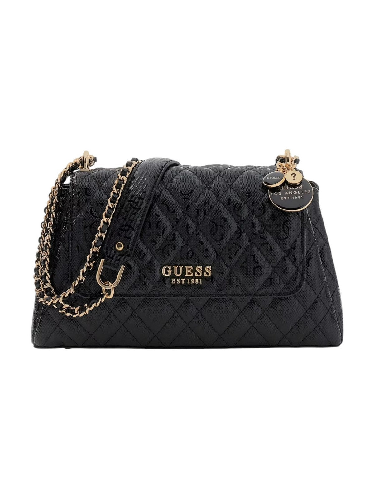 GUESS Borsa Donna ISEMAY CONVERTIBLE XBODY FLAP HWGG96 28210 BLA BLACK