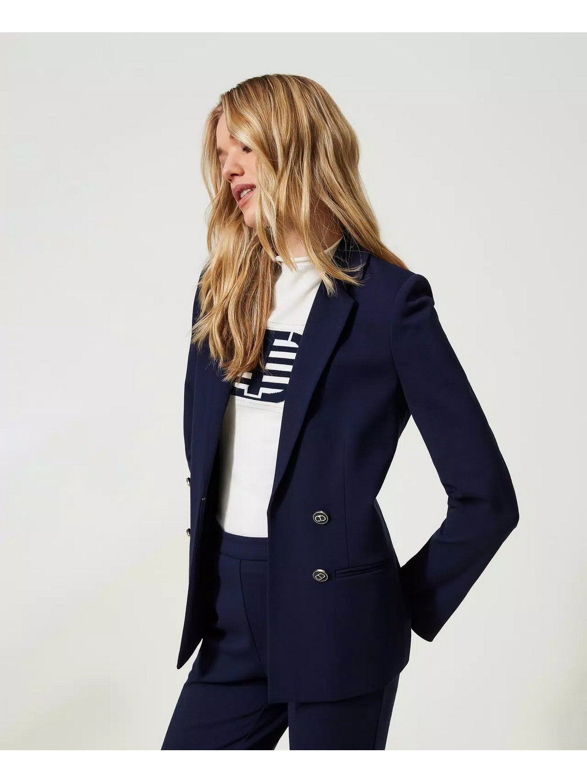 TWINSET Giacca Donna 241TP2270 00305 Blu gioboutiqueweb