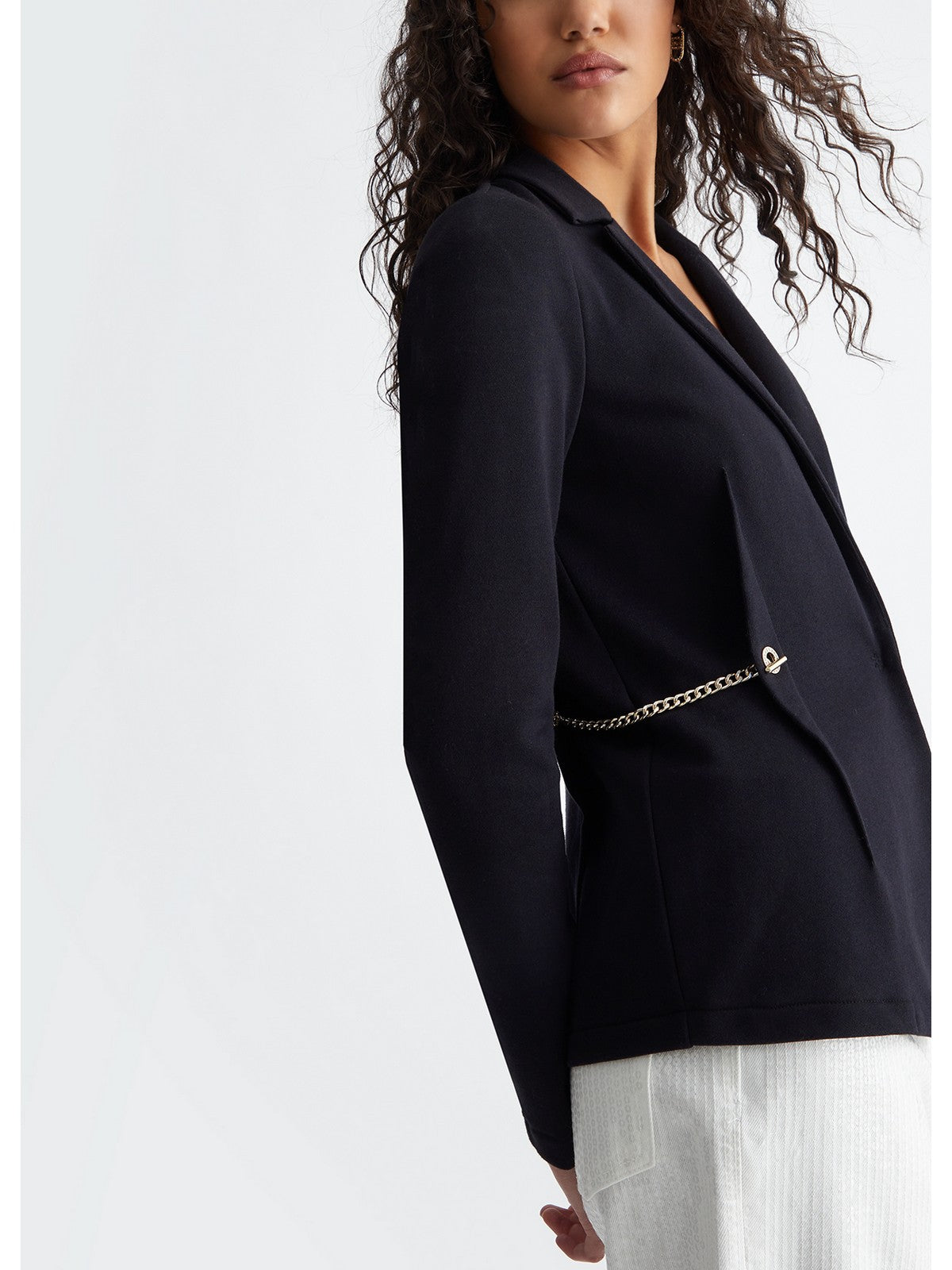 Liu Jo White Women's Jacket M4384F0583 22222 Schwarz