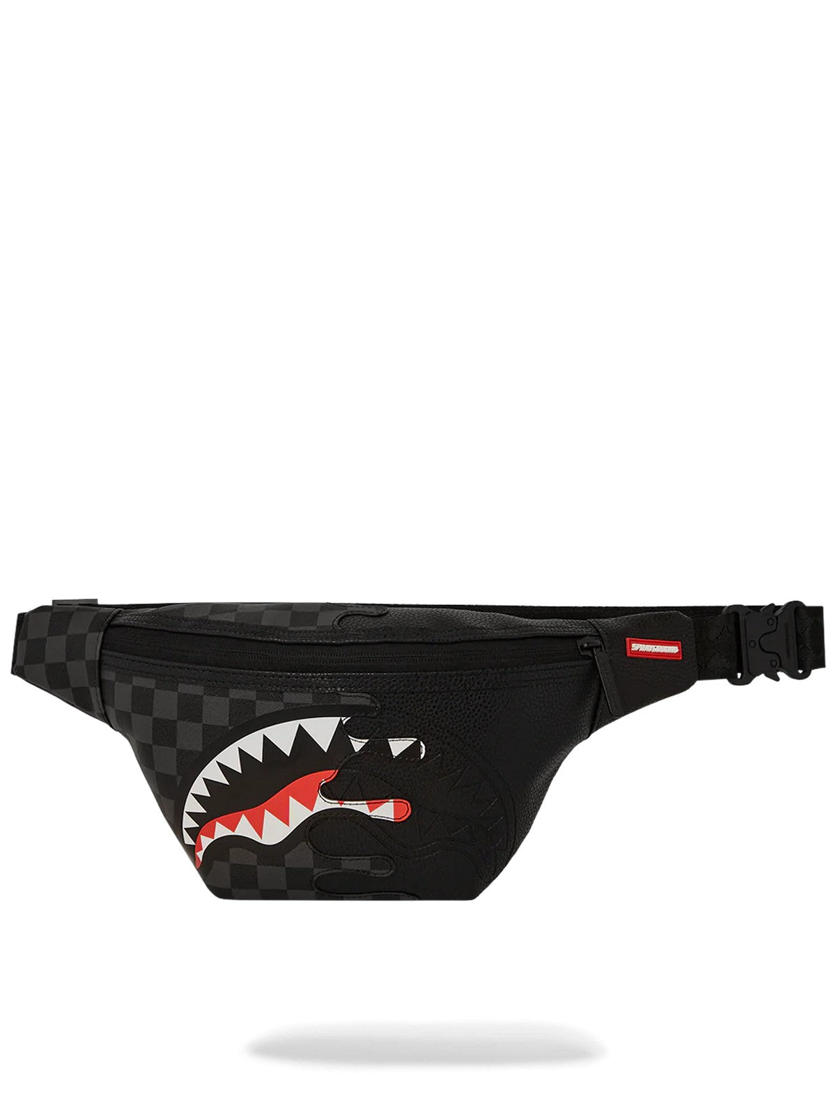 SPRAYGROUND Marsupio Uomo UNFINISHED SHARK CROSSBODY 910B7484NSZ Grigio gioboutiqueweb