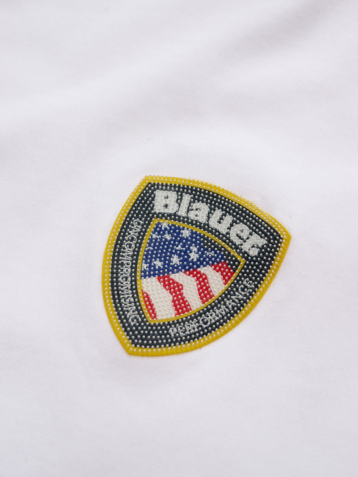 BLAUER T-shirt Uomo FAXON 25SBLUH02194 004547 100 Bianco gioboutiqueweb