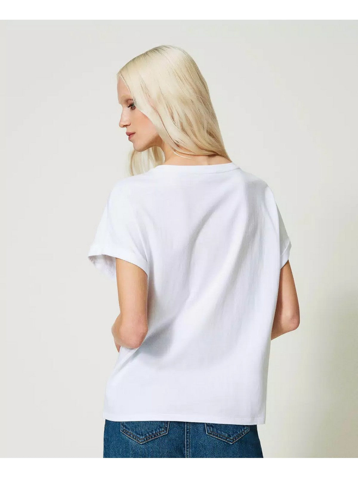 TWINSET T-Shirt e Polo Donna 241TP2211 00001 Bianco gioboutiqueweb