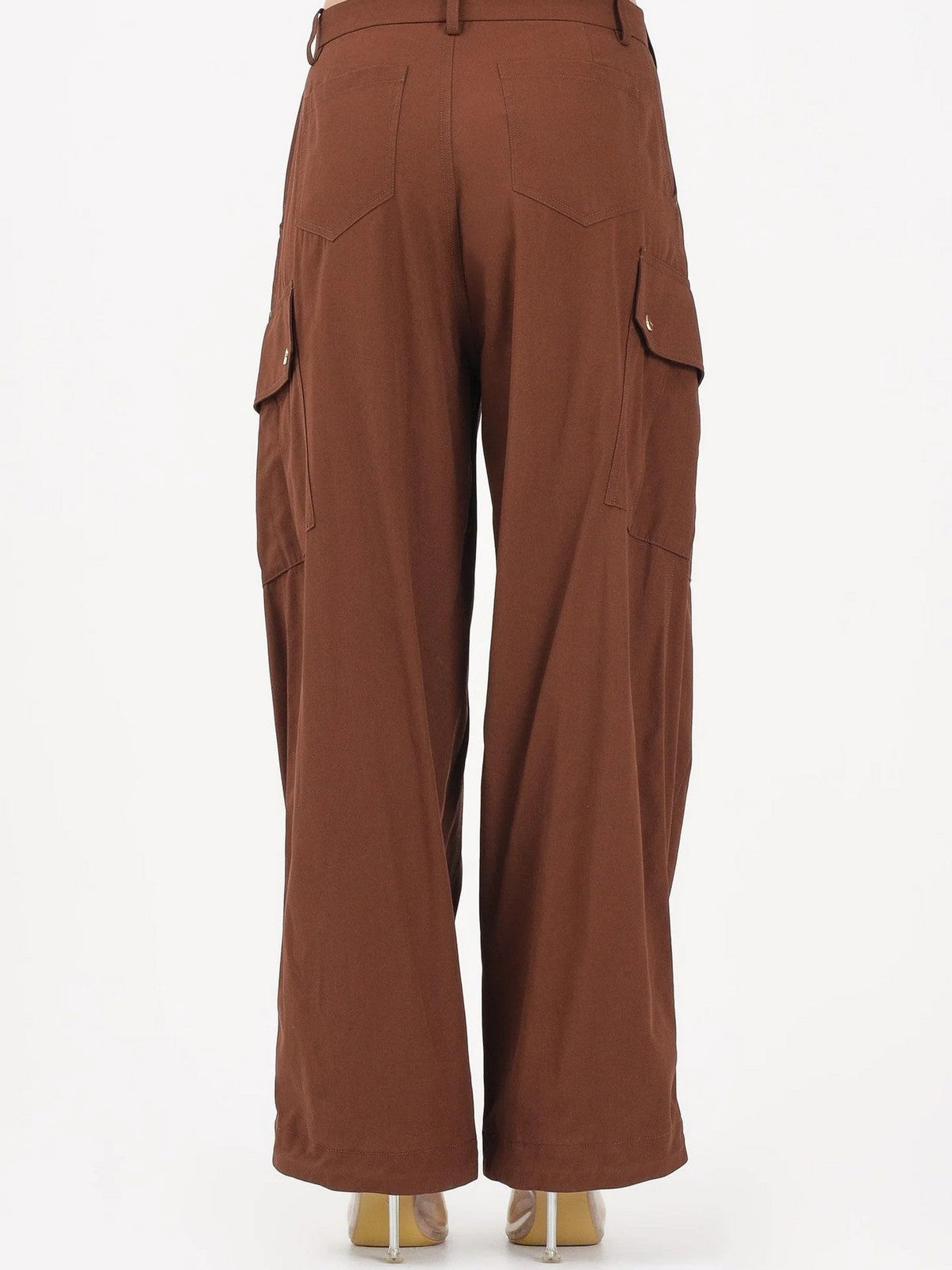 PINKO Pantalone Donna ROSALIN PANTALONE 106278-A2ER L78 MARRONE TERRA X PIANTE