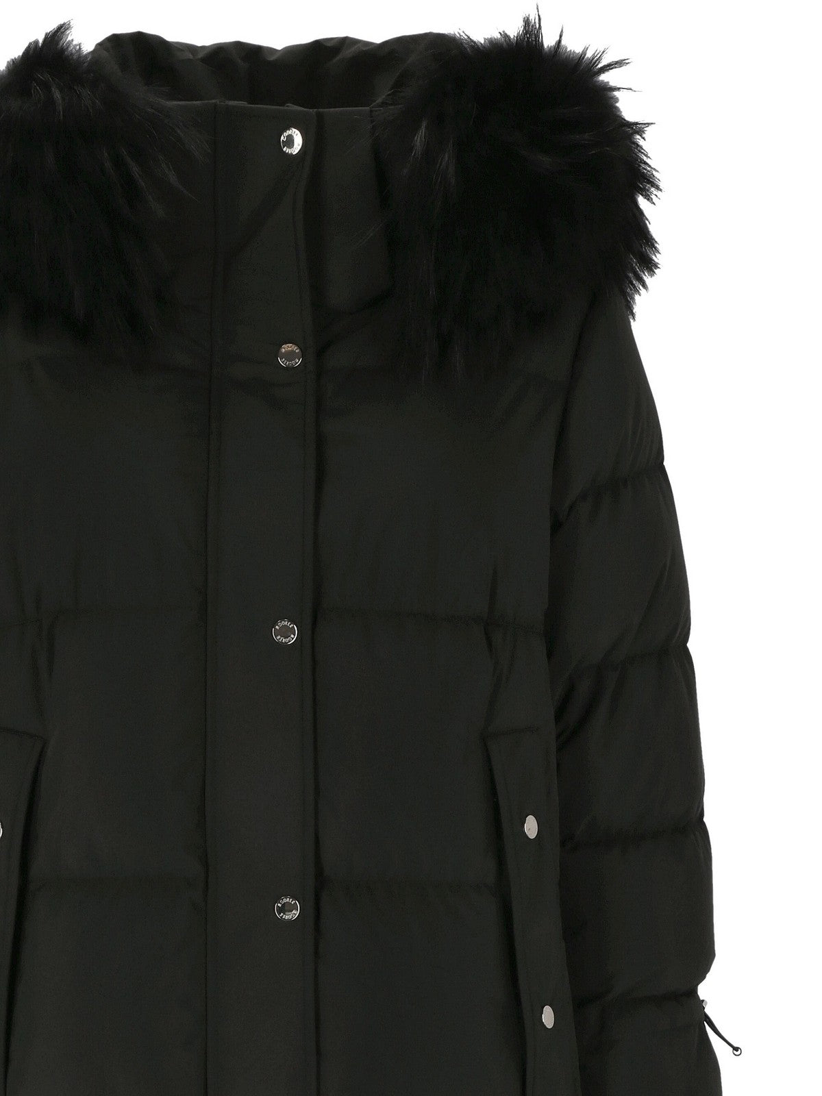 Moorer Piumino Woman Breuil-Fur-Stp Modgi100744 U0001 Black