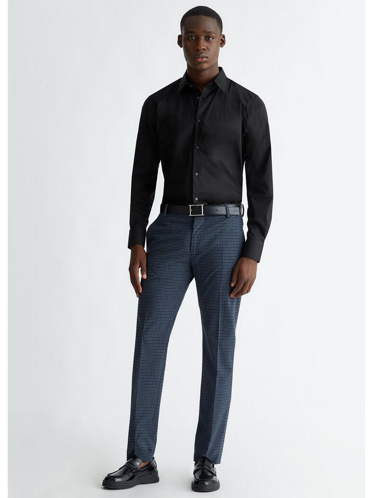 LIU JO UOMO Camicia Uomo QXX007T2662 22222 Nero gioboutiqueweb