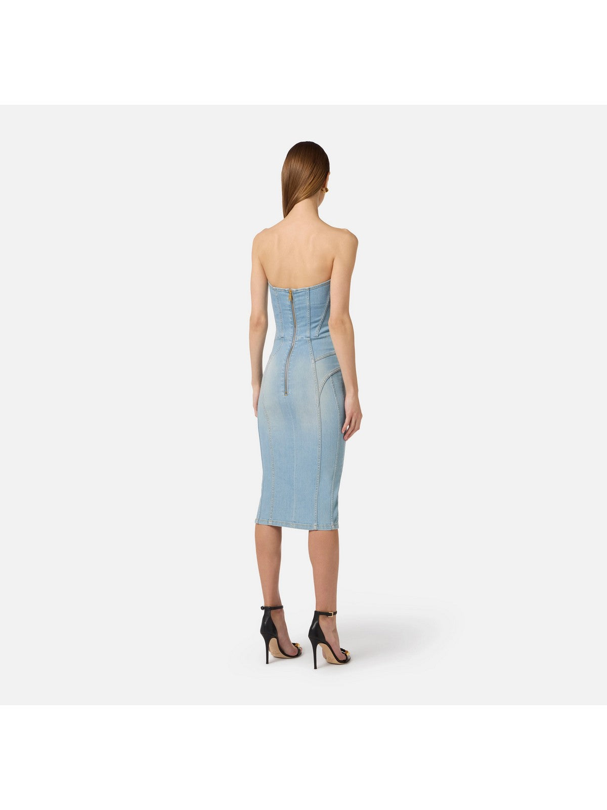 ELISABETTA FRANCHI Abito Donna AJ47D61E2 192 LIGHT BLUE