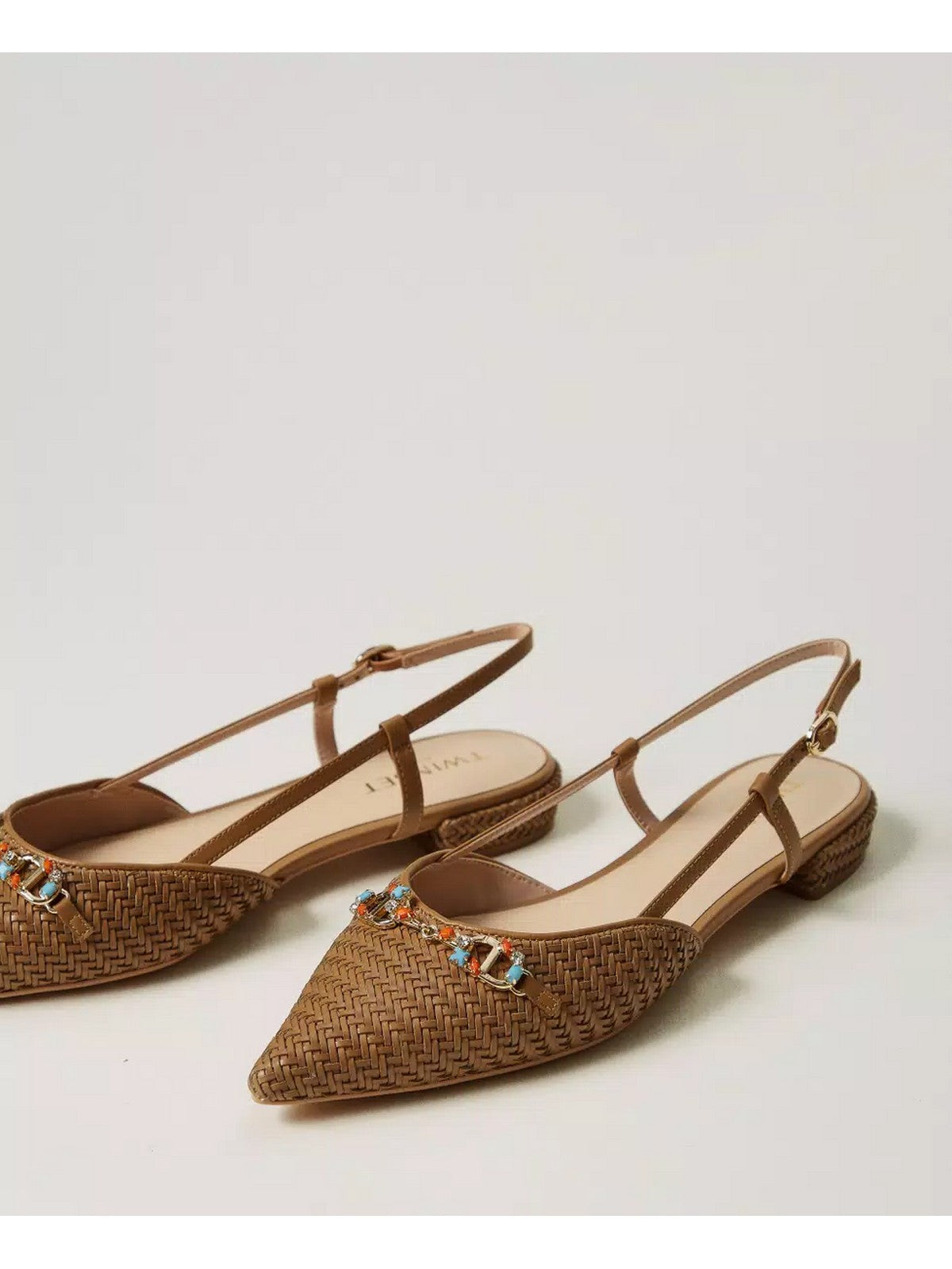 TWINSET Ballerina Donna 251TGT052 00497 Bianco