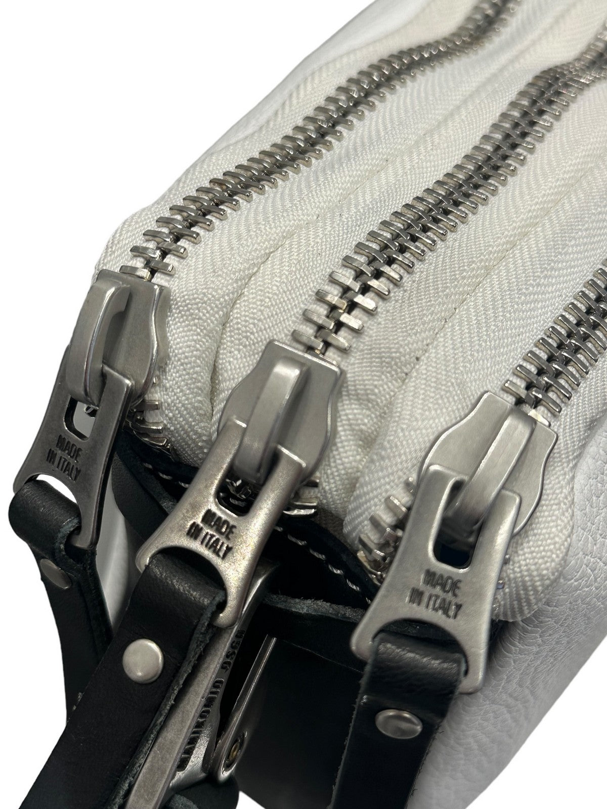 Manikomio dsgn clutch bag man borbello clutch PM02 white