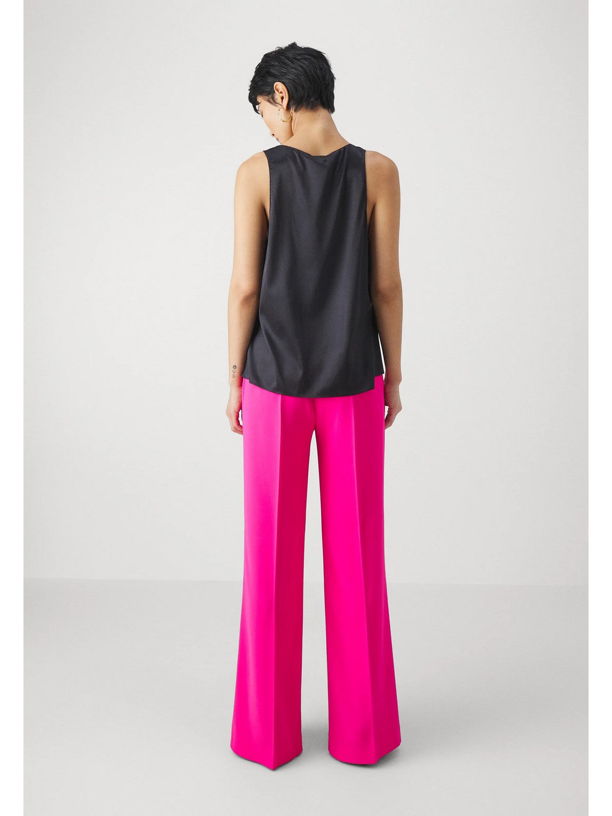 PINKO Pantalone Donna Sbozzare 100055-A14I N17 Rosa gioboutiqueweb